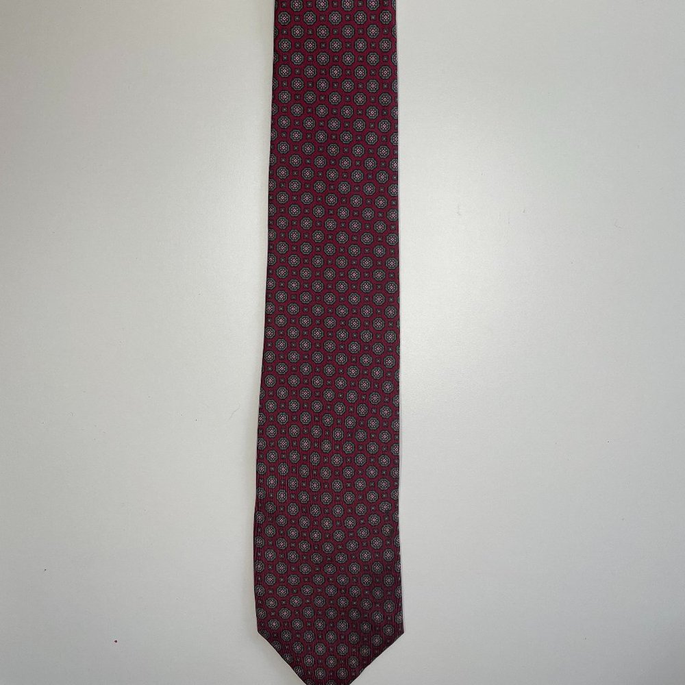 Vintage Ferrell Reed for Nordstrom Men's Burgundy Tie